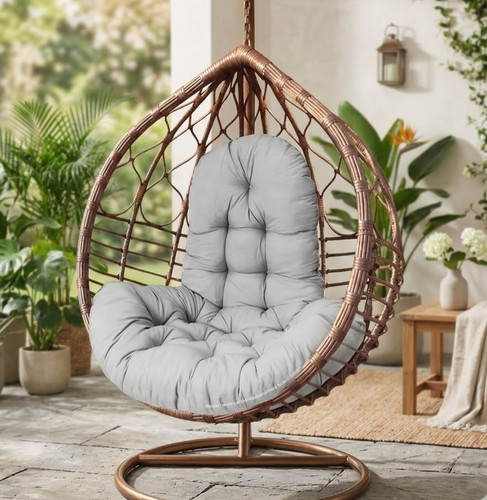 Hanging rattan egg chair - egg,