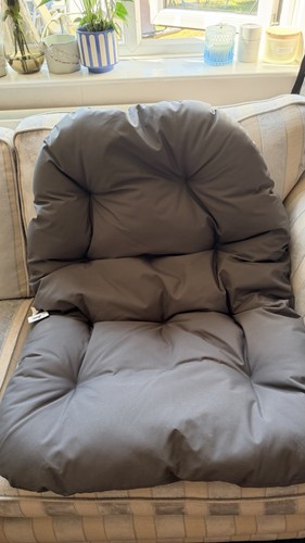 Egg chair cushion single - egg, cushion-single-grey