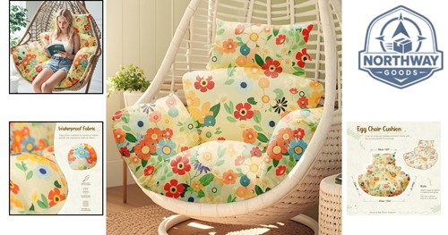 Waterproof egg chair cushion - chair,